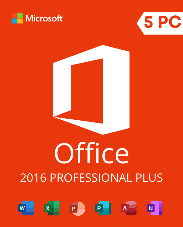 Office 2016 Professional Plus - 5 PC