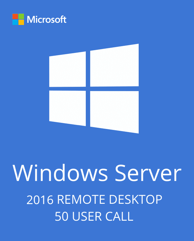 Windows Server 2016 RDS - 50 User CALs Certificate