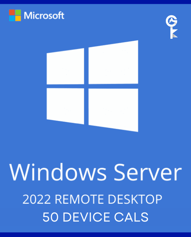 Windows Server 2022 Remote Desktop Services - 50 Device CALs Certificate